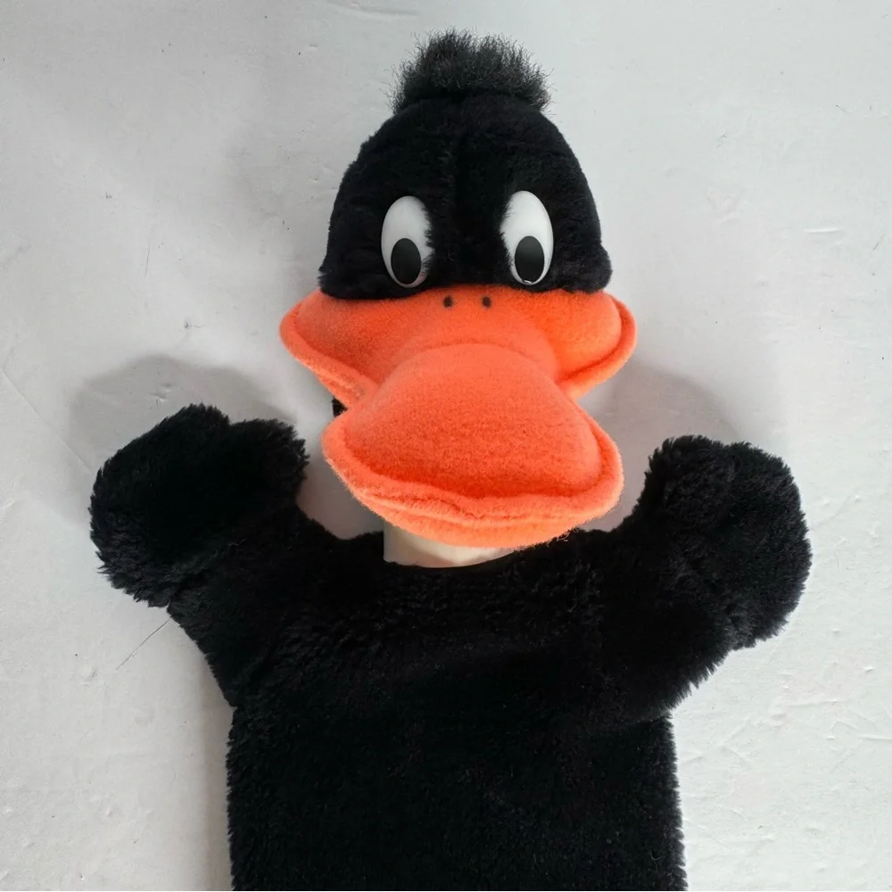 Warner Bros Looney Tunes Daffy Duck Hand Puppet Mighty‎ Star Vintage 1970s
